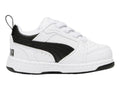 Tenis PUMA Rebound V6 Lo AC Blanco y Negro para Niño