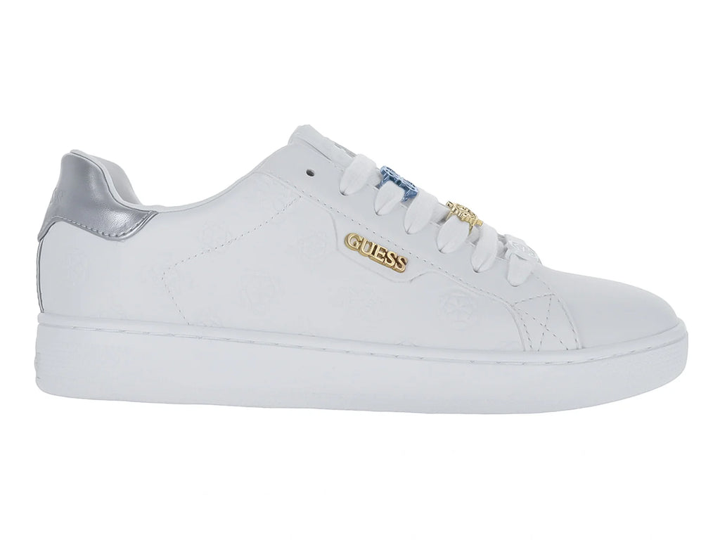 Tenis Guess Renzy Blanco y Azul para Mujer