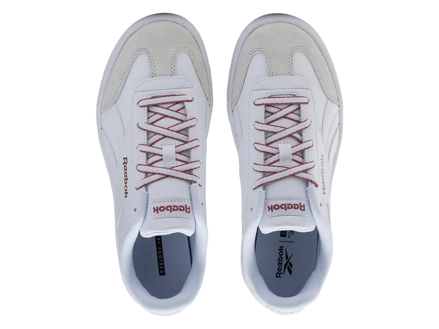 Tenis Reebok Smash Edge S Blanco y Rosa para Mujer