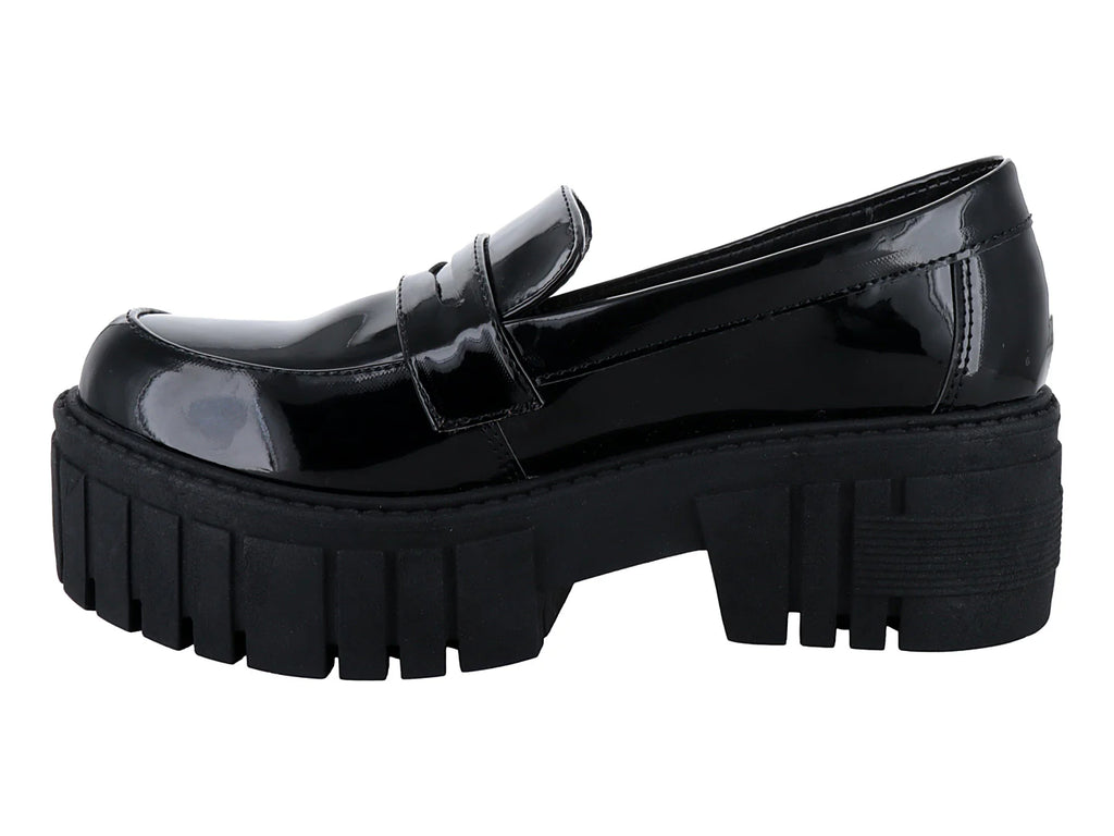 Zapatos Mocasines Punto Moda Negro para Mujer