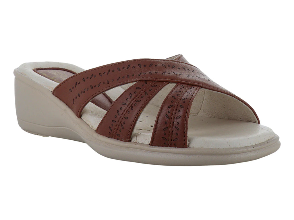 Sandalias Stefana Color Miel para Mujer