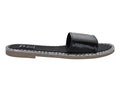 Sandalias Luna Rosa Negro con Piedras para Mujer