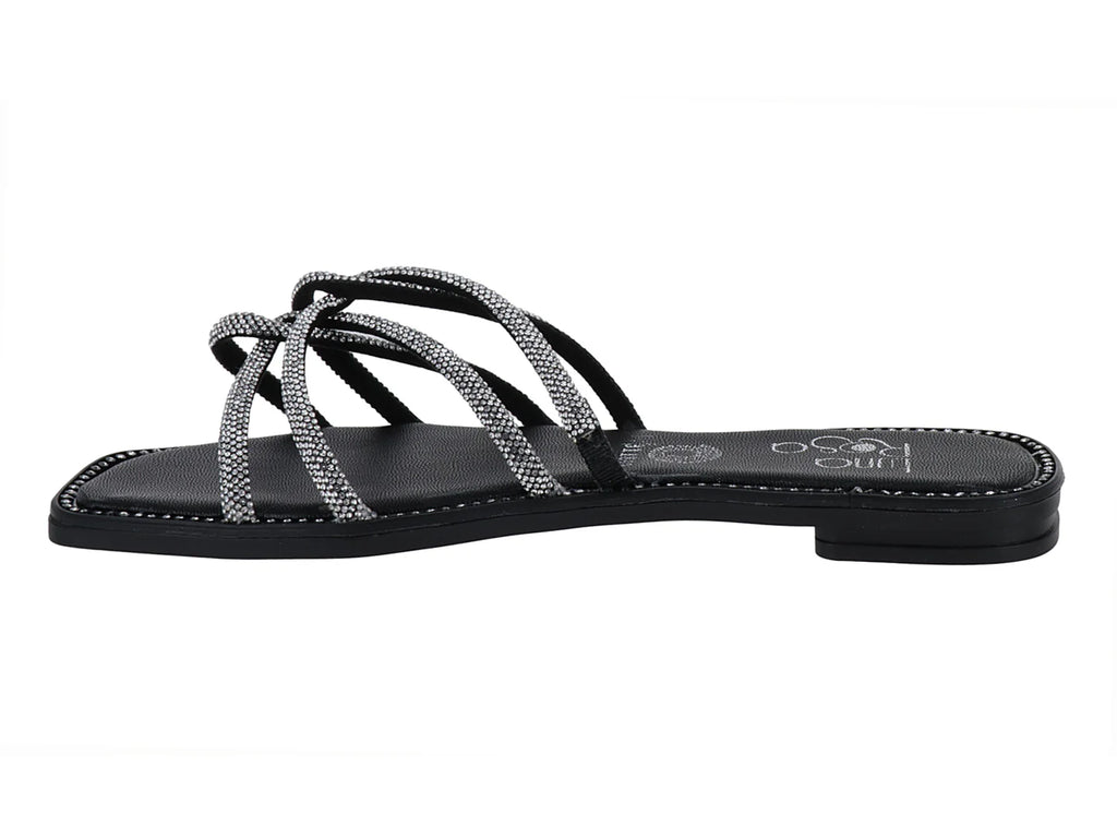 Sandalias Luna Rosa Negro para Mujer