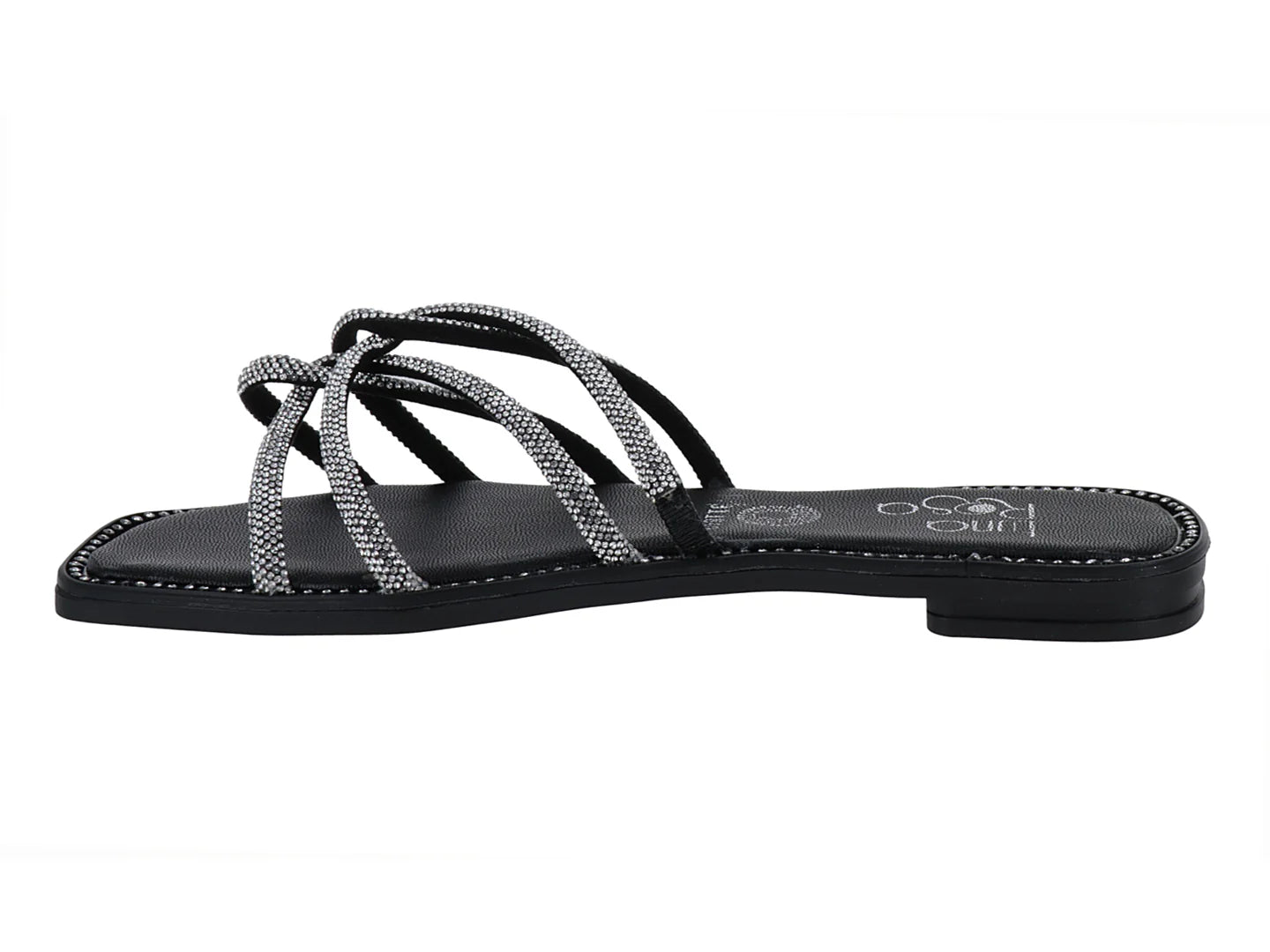 Sandalias Luna Rosa Negro para Mujer