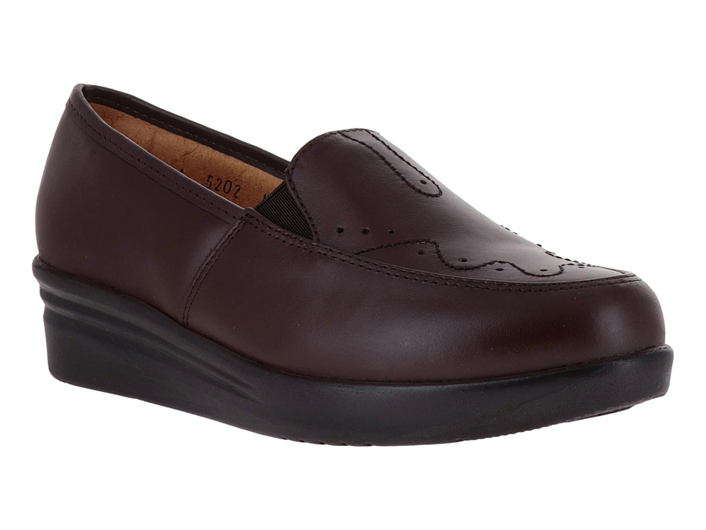 Zapatos Mocasines Mas Descanso Café para Mujer
