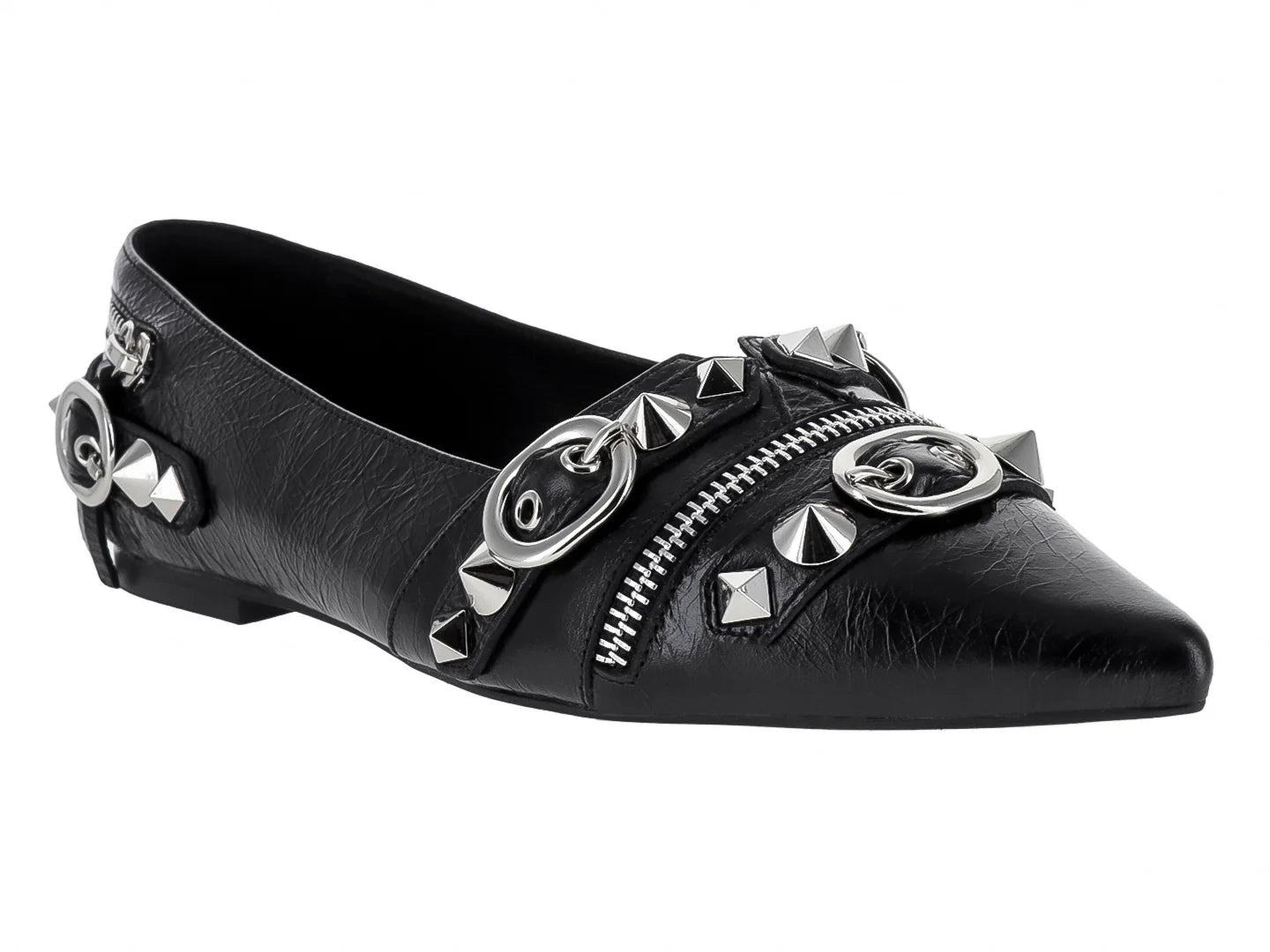 Zapatos Planos Jeffrey Campbell Roxine Negro para Mujer