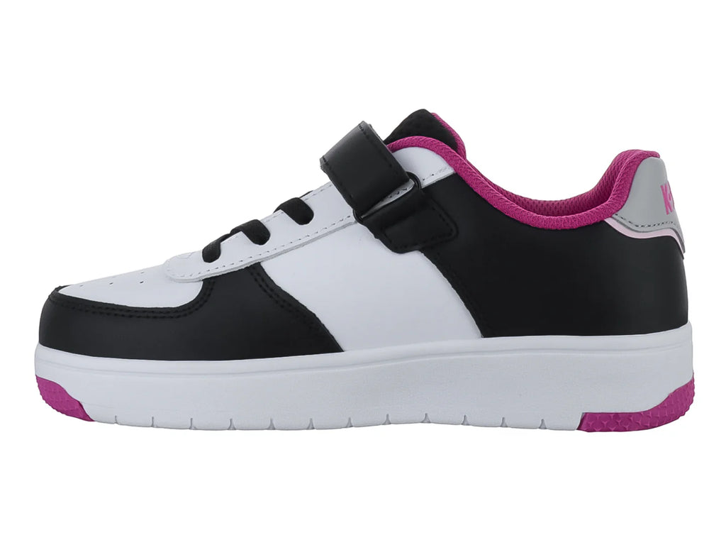 Tenis K SWISS Blanco Negro Fucsia para Niña