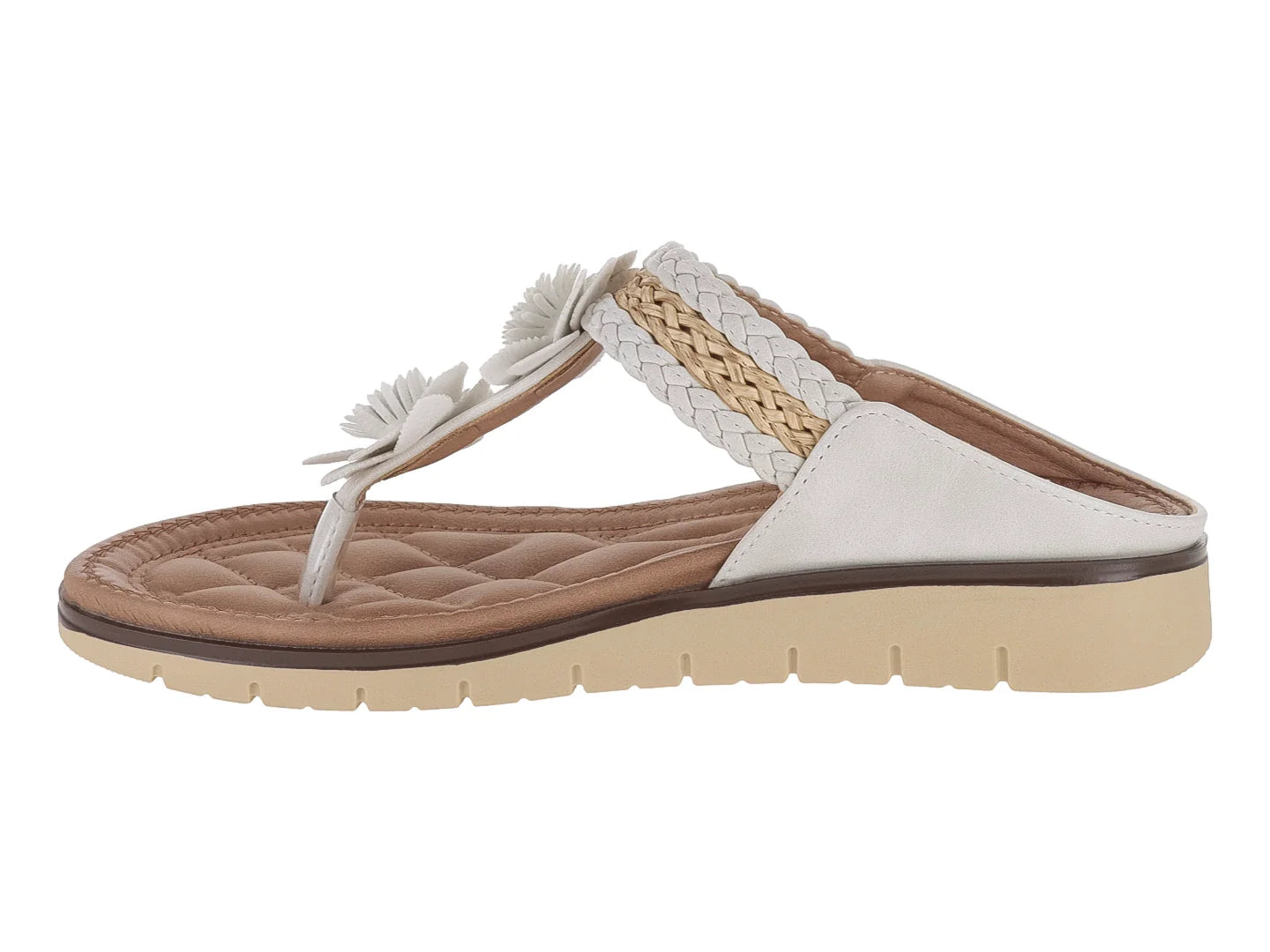 Sandalias Roze Blancas para Mujer