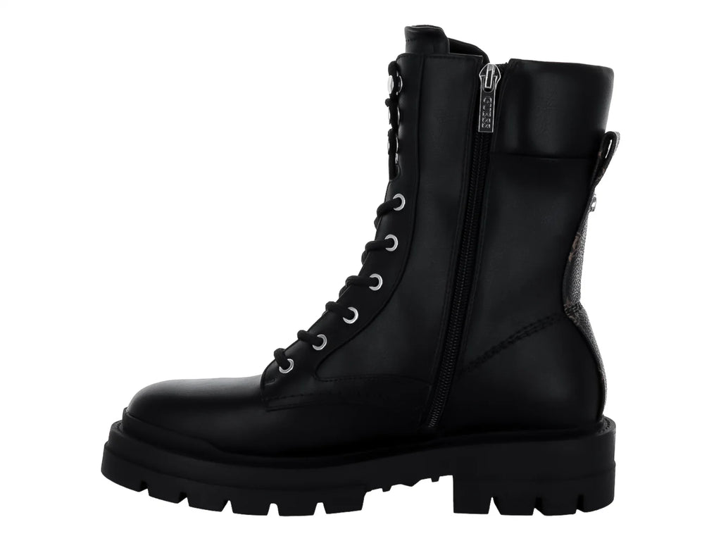 Botines Combat Guess Negros para Mujer