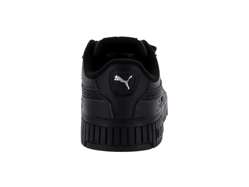Tenis PUMA Carina 20 V Negro y Plata para Niña