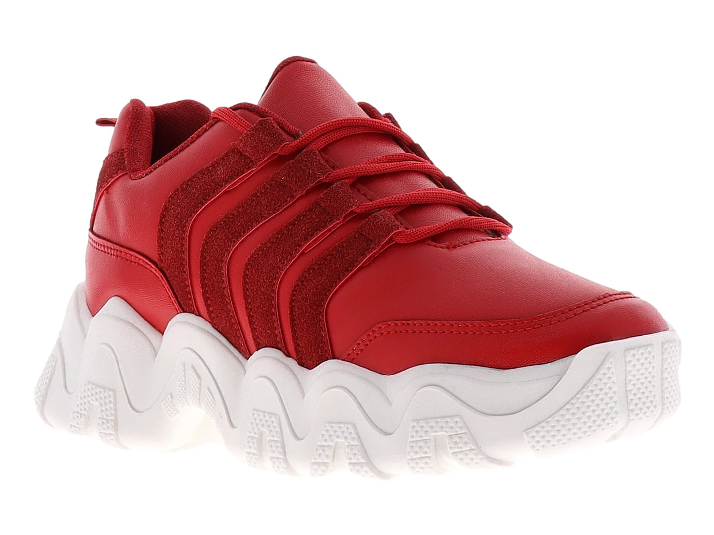 Tenis THENTIC Urbanos Rojo para Mujer
