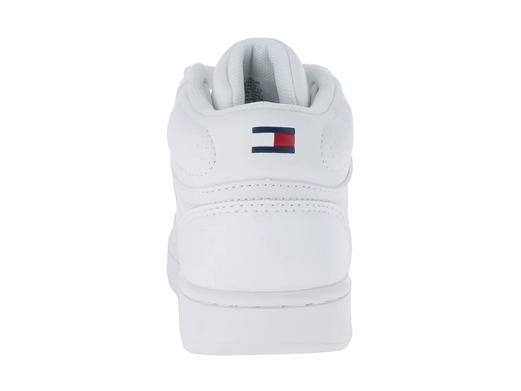 Tenis Tommy Hilfiger Cade Court Mid Blancos para Niño