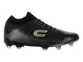 Tenis de Fútbol COURT Negro con Oro para Hombre