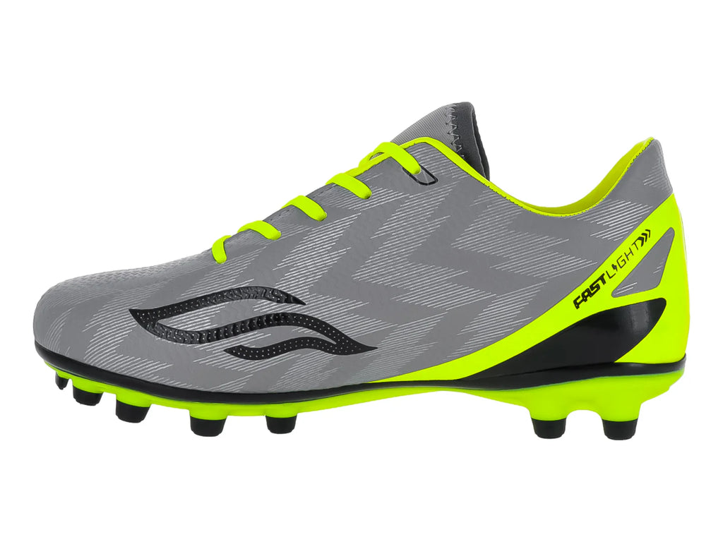 Tenis de Fútbol Furia Gris Neón para Niño