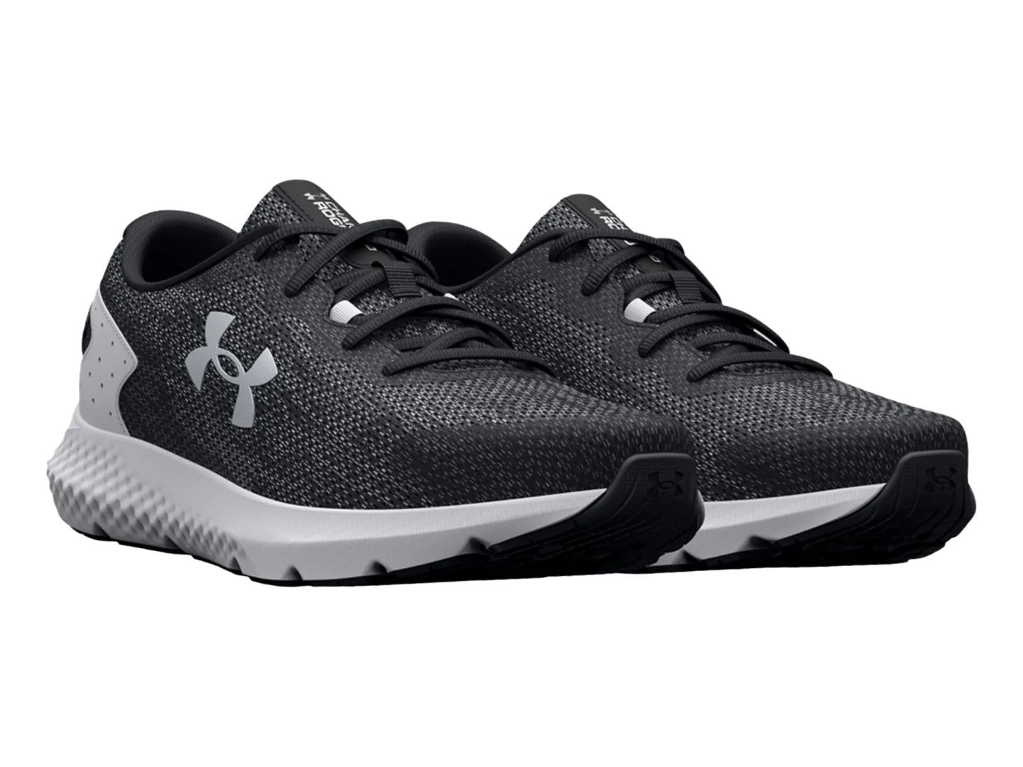 Tenis Under Armour Charged Rogue 3 Knit Negro para Hombre