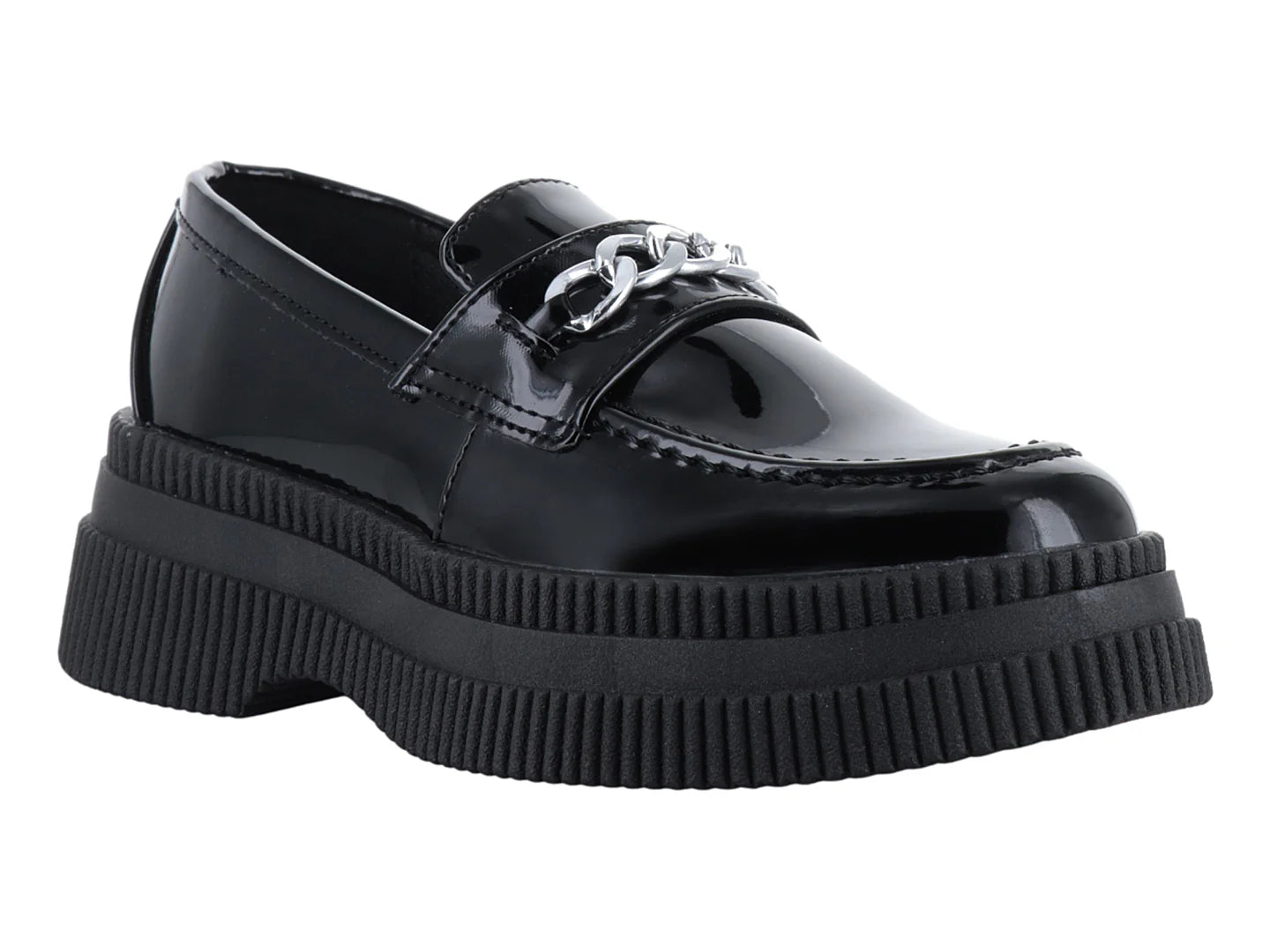 Mocasines MeliAna Charol Negro para Mujer