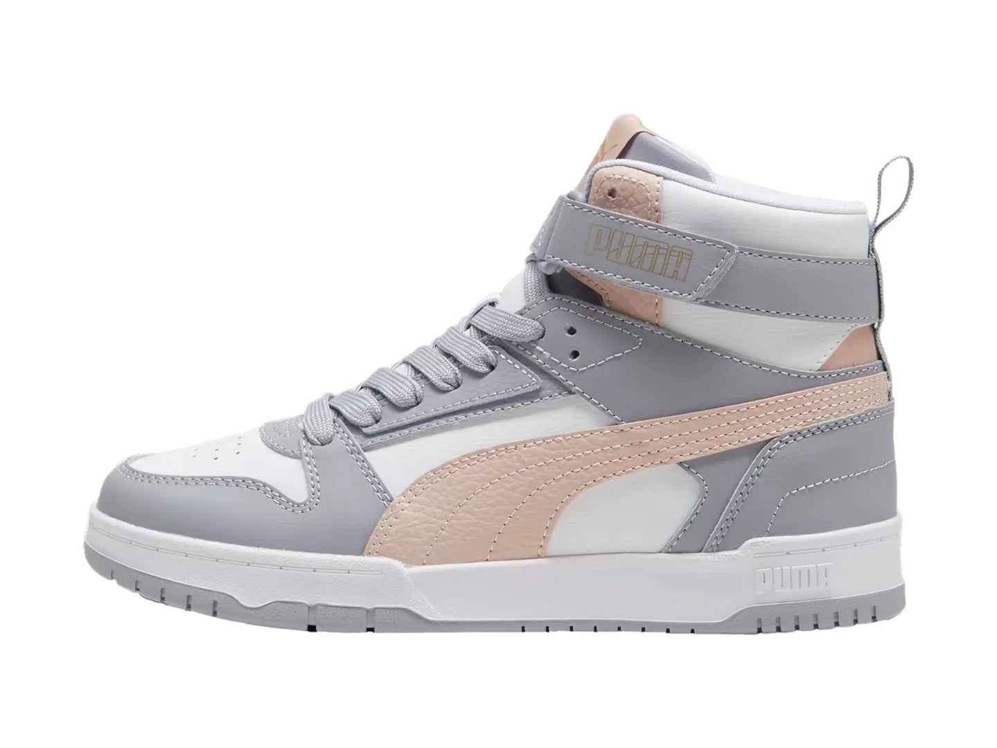 Tenis PUMA RBD Game Rosa Oro y Gris para Mujer