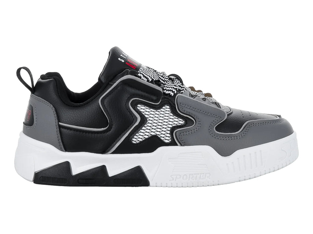 Tenis ZAEM Negro y Gris para Hombre