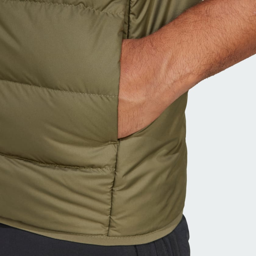 Men's adidas Essentials 3-Stripes Light Down Vest