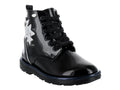Botas Coqueta Charol Negro para Niña