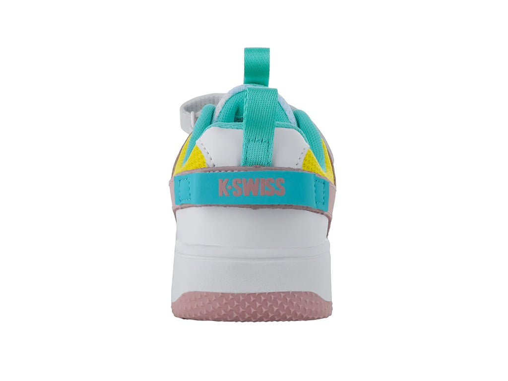 Tenis K Swiss Toki CH Blanco y Rosa para Niña