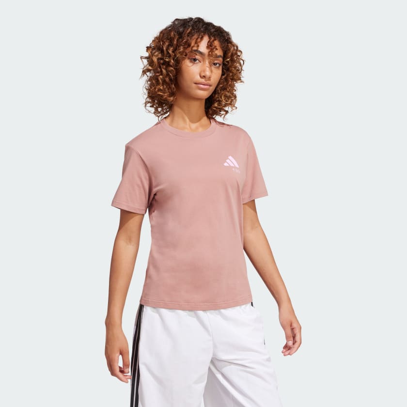 Women's adidas Lounge Verbiage Graphic Tee