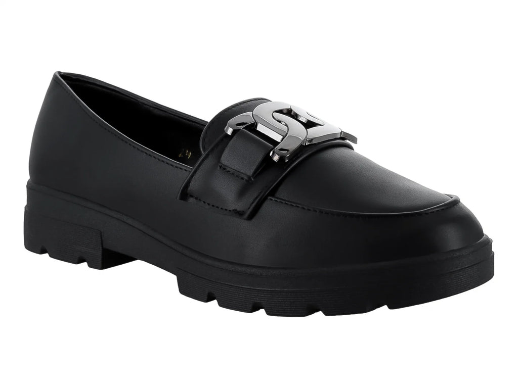 Mocasines Casuales Maxim Nairobi Negros para Mujer