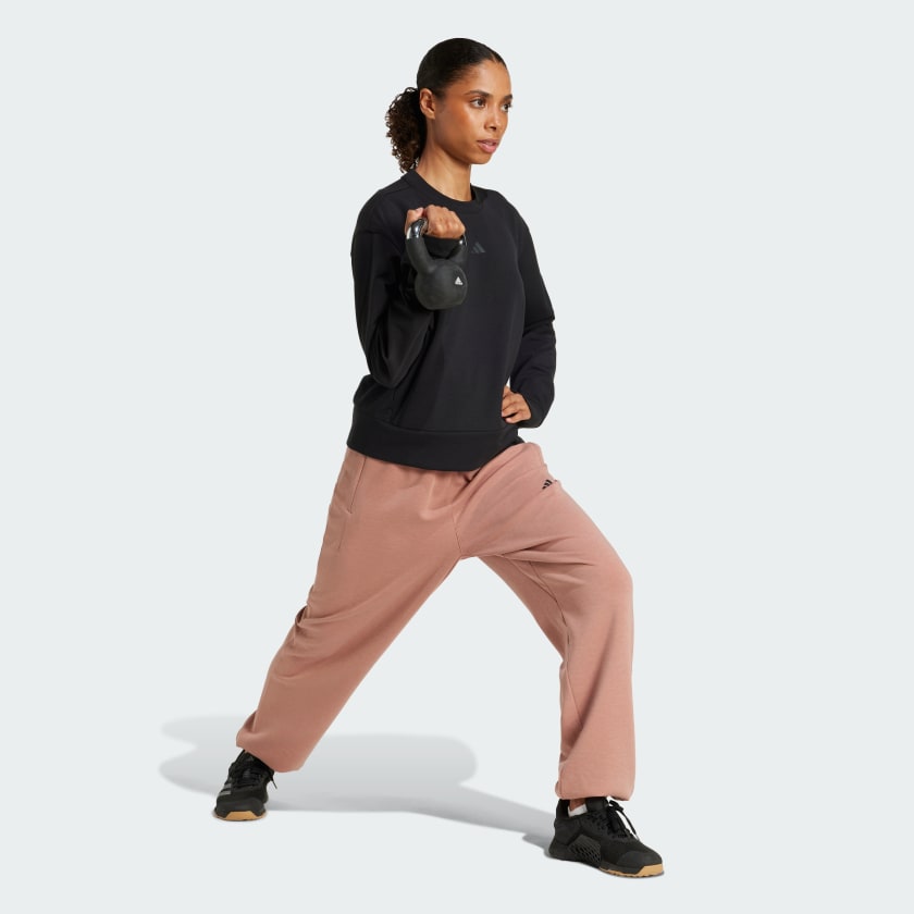 Women's adidas Designed-for-Training Warm-Up Crewneck Sweatshirt