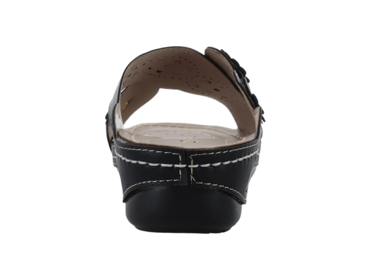 Sandalias Plataforma Confort MeliAna Color Negro para Mujer