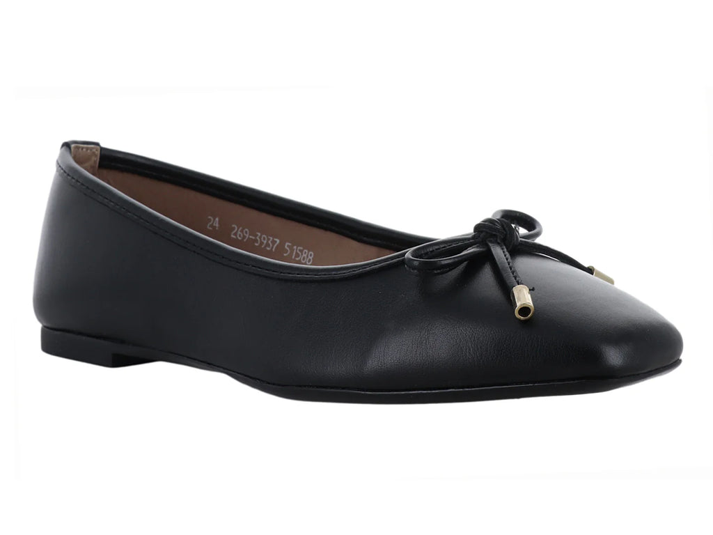 Zapatos Planos Salamandra Negro para Mujer
