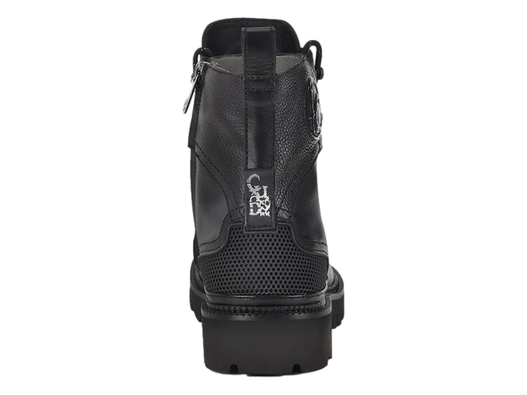 Botas Cuadra de Piel de Caimán Negro para Hombre