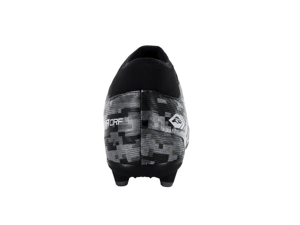 Tenis de Fútbol Furia Negro Plata para Hombre