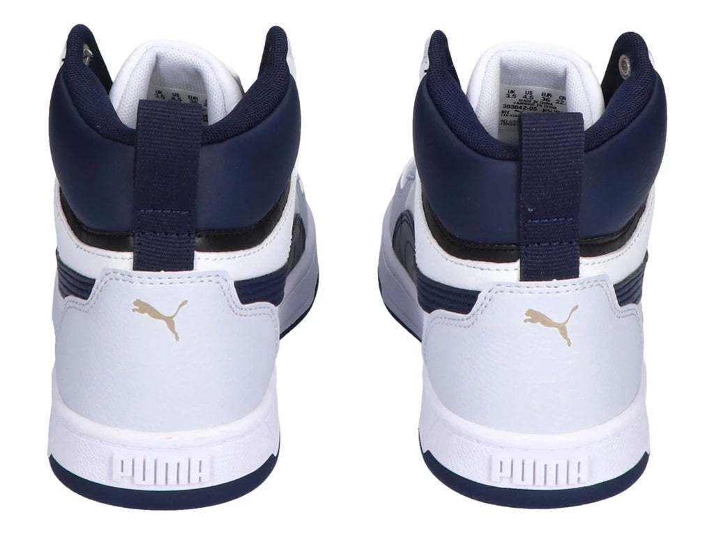 Tenis PUMA Caven 20 Mid Blanco y Negro para Niño