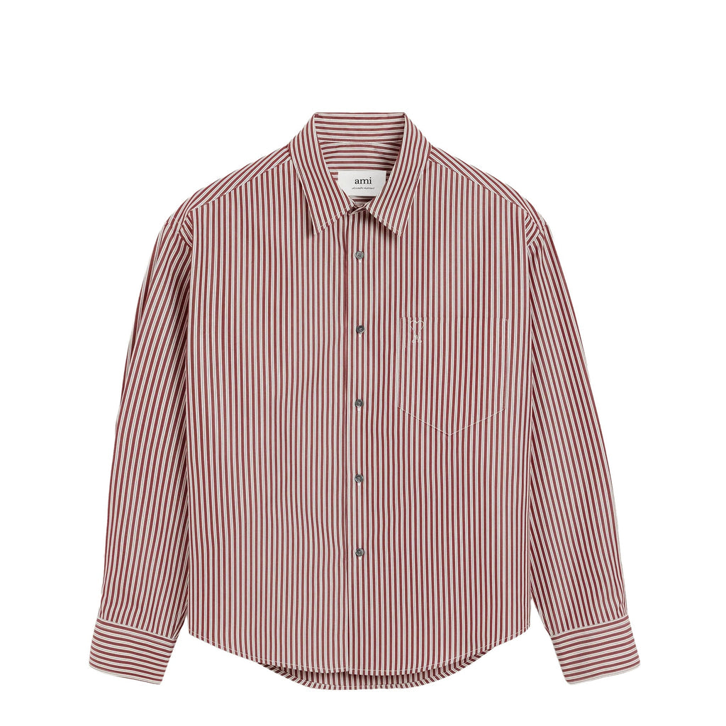 AMI Paris Embossed Ami De Coeur Boxy Shirt