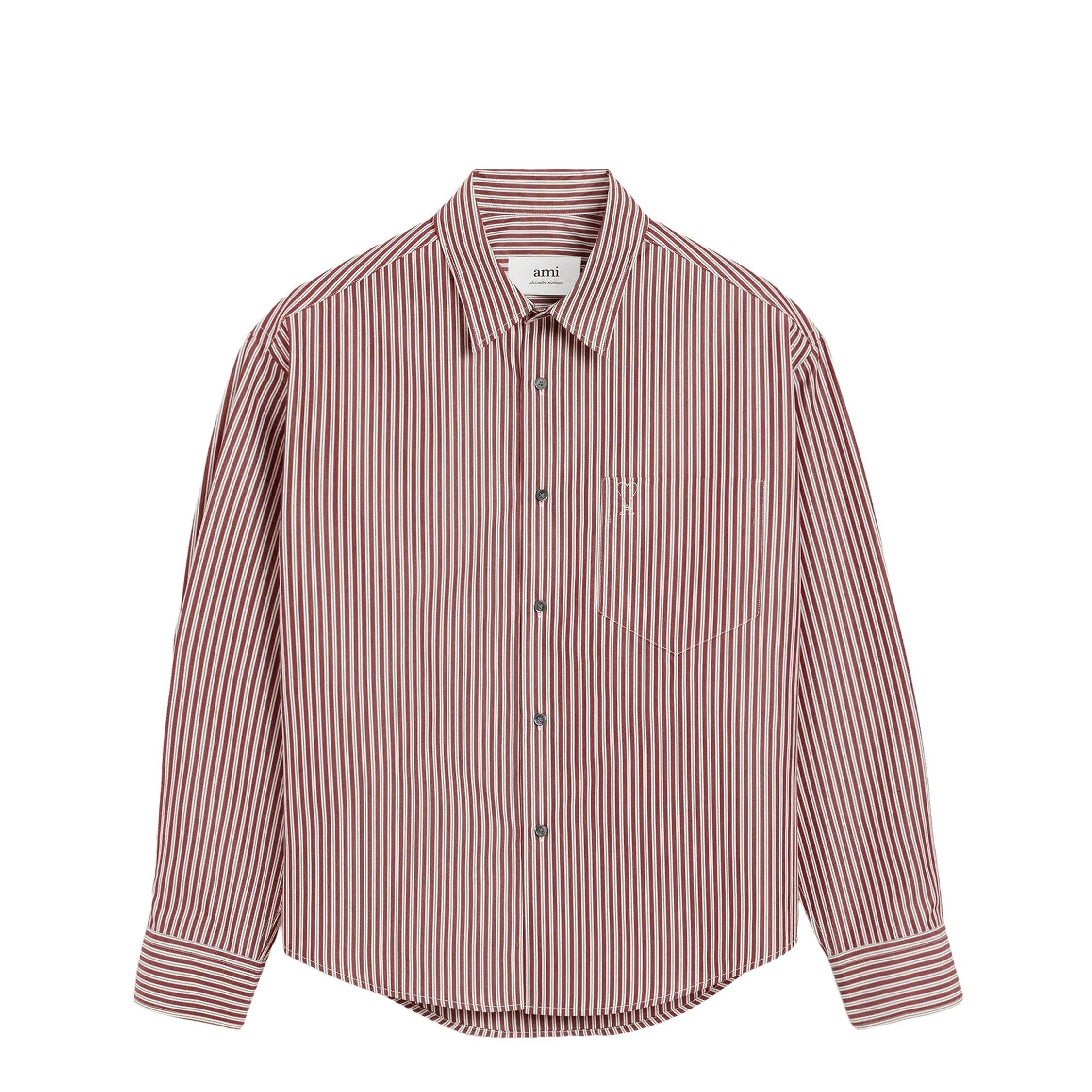 AMI Paris Embossed Ami De Coeur Boxy Shirt
