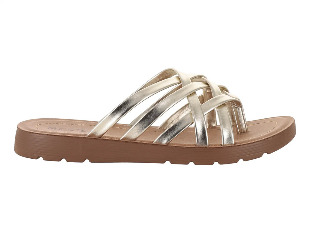 Sandalias ROZE Color Gold para Mujer