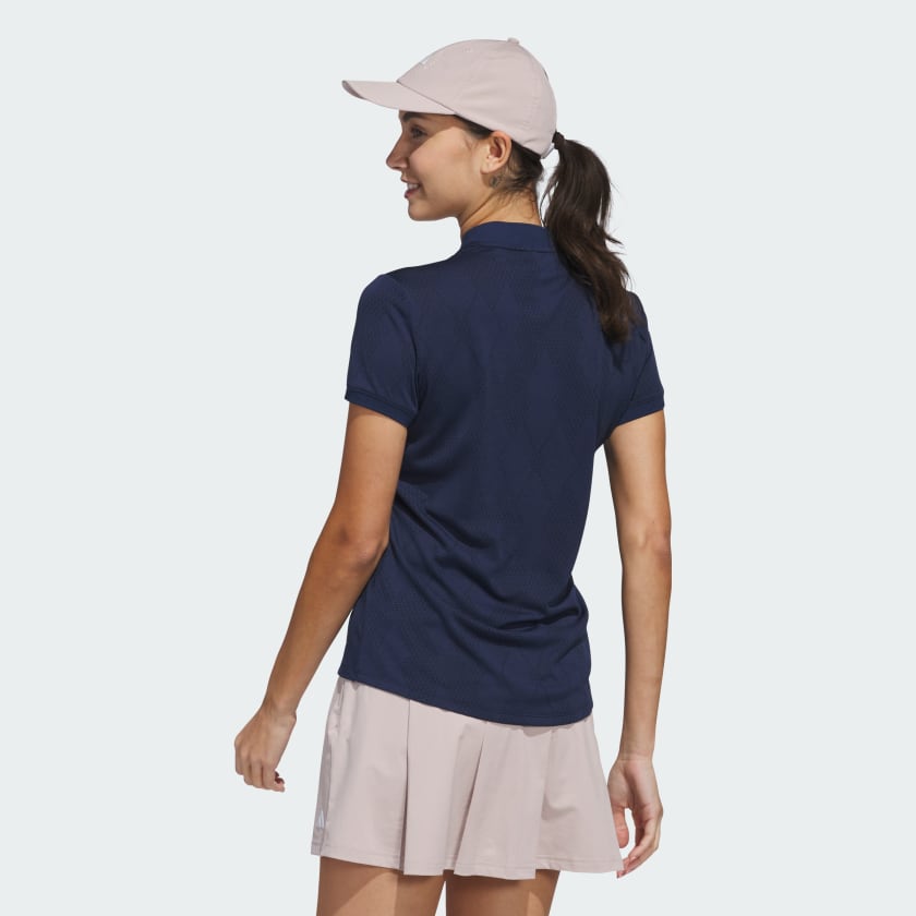 Women's adidas Ultimate365 Diamond Jacquard Polo Shirt