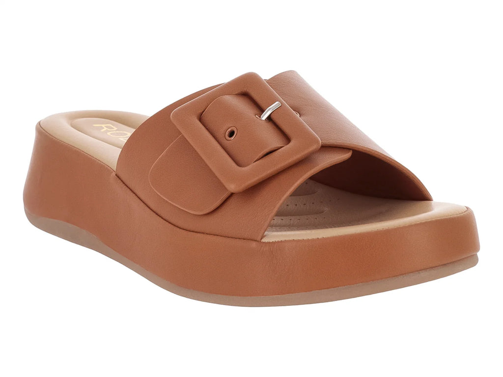 Sandalias Roze Plataforma Marrón para Mujer