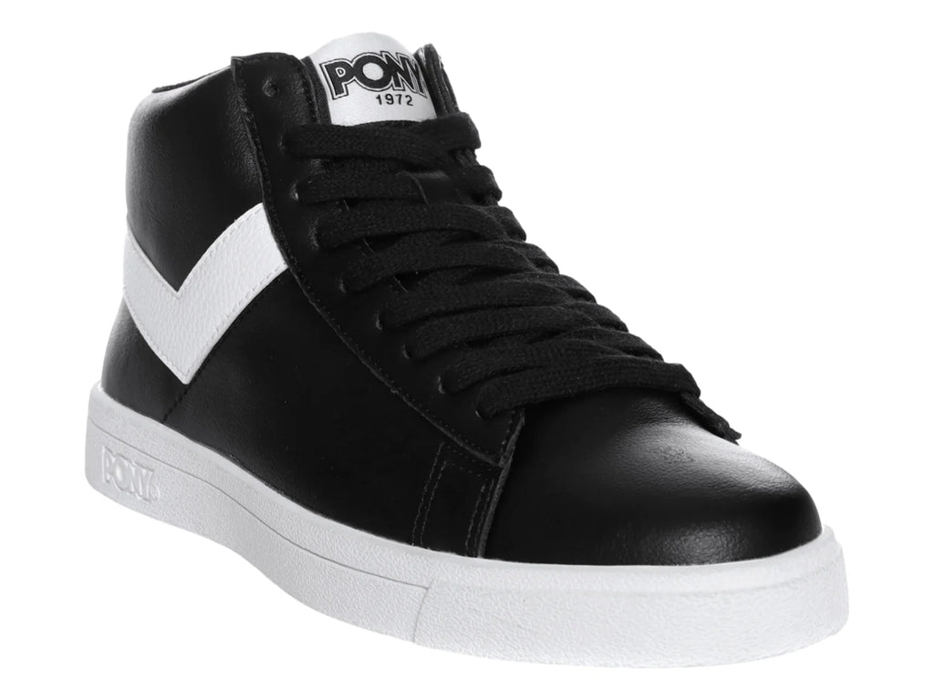 Tenis PONY Top Star HI Negro con Blanco para Hombre