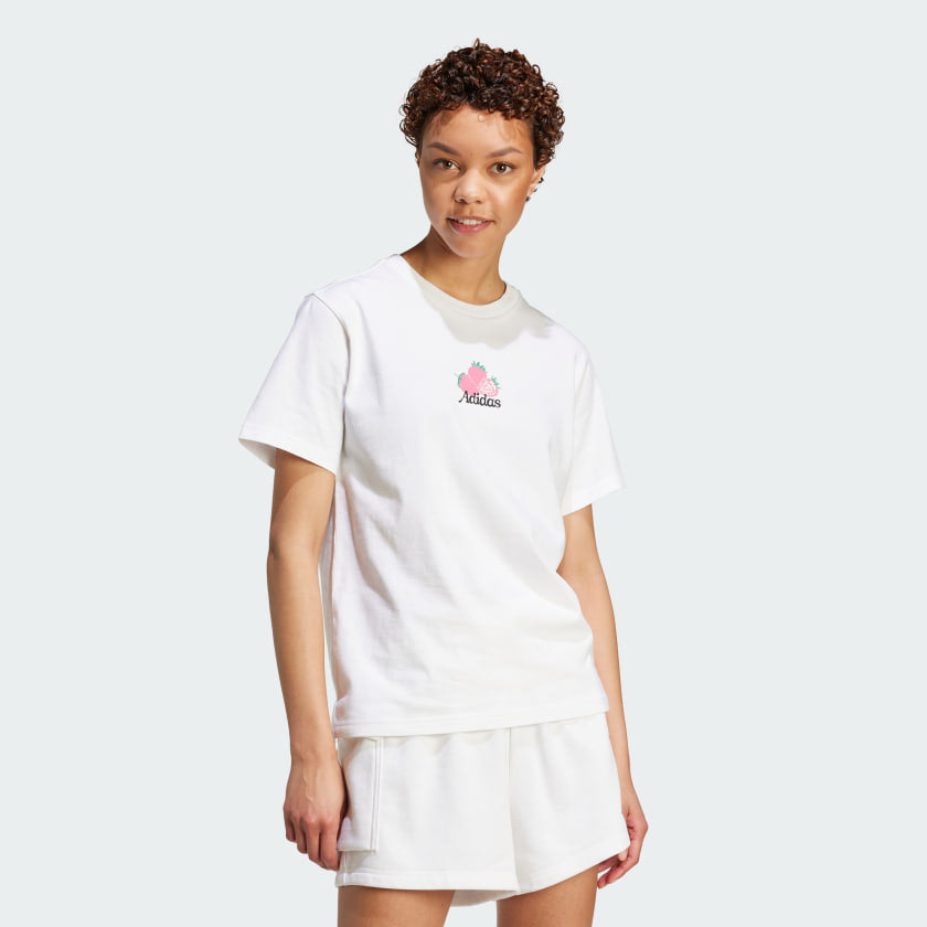 Women's adidas Farmers Market Strawberry Graphic Tee