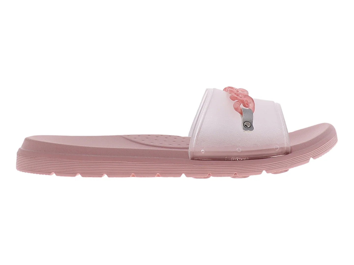 Sandalias Elega Palo de Rosa Transparente para Mujer