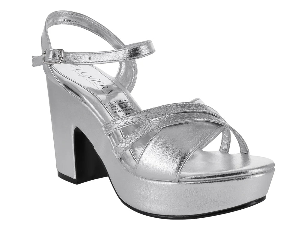 Sandalias Eluviera Plata para Mujer