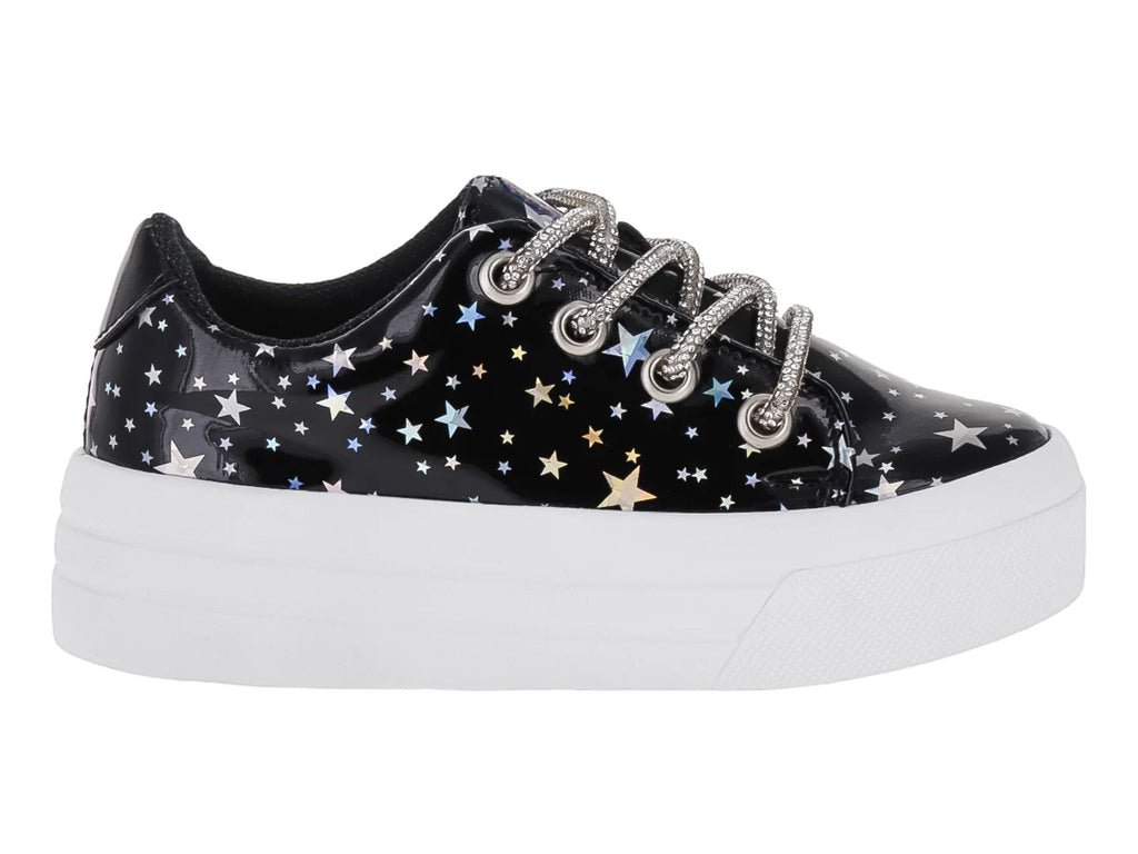 Tenis Divitas Negro de Charol para Niña