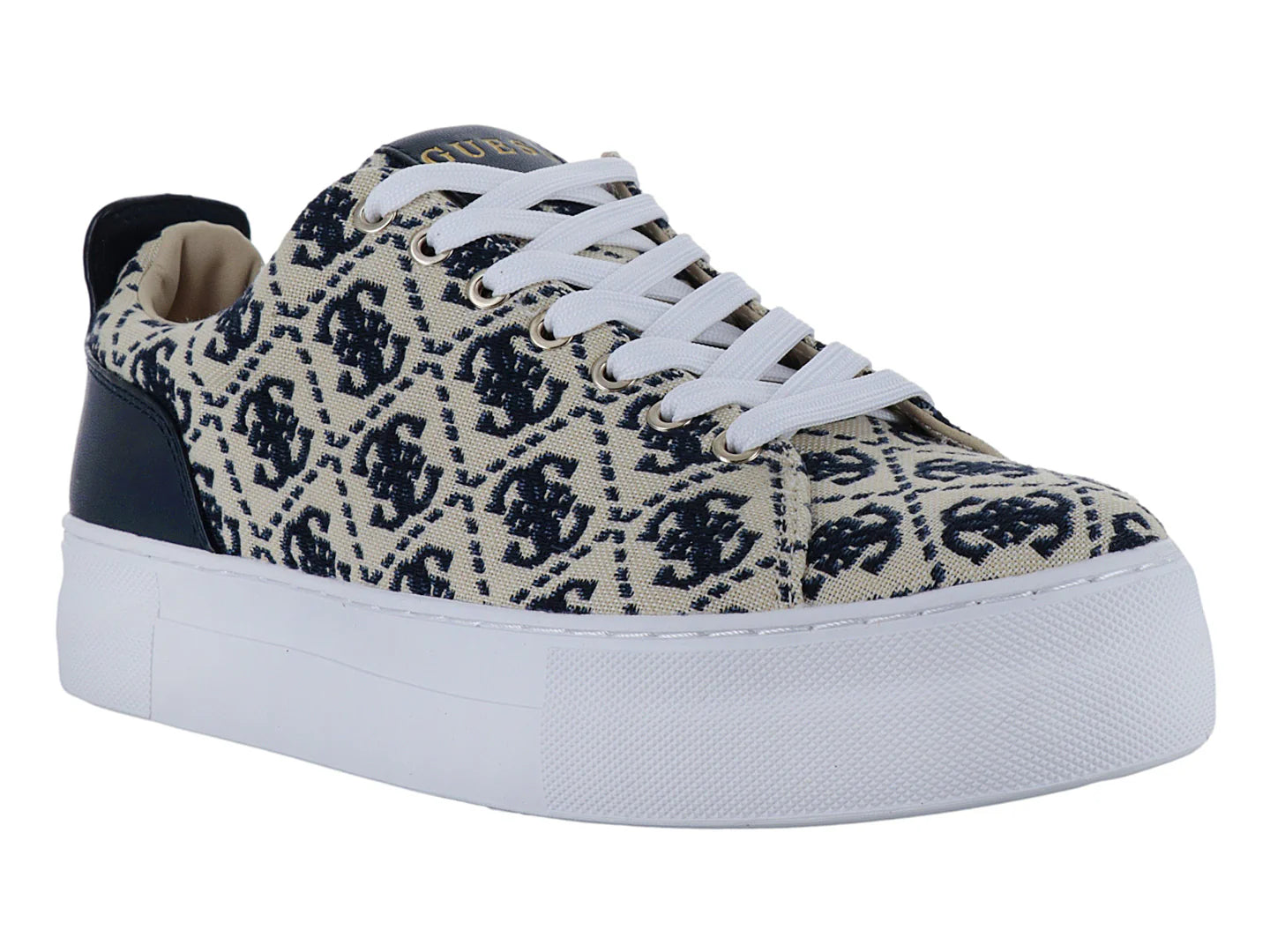 Tenis Guess Gianel Ivory para Mujer