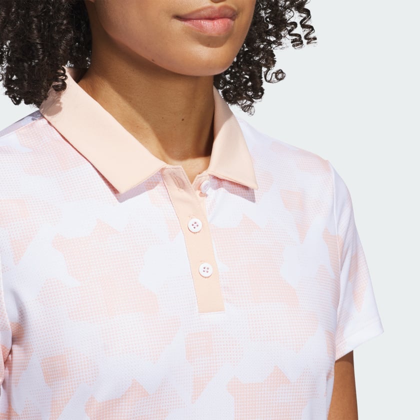 Women's adidas Ultimate365 Printed Polo Shirt