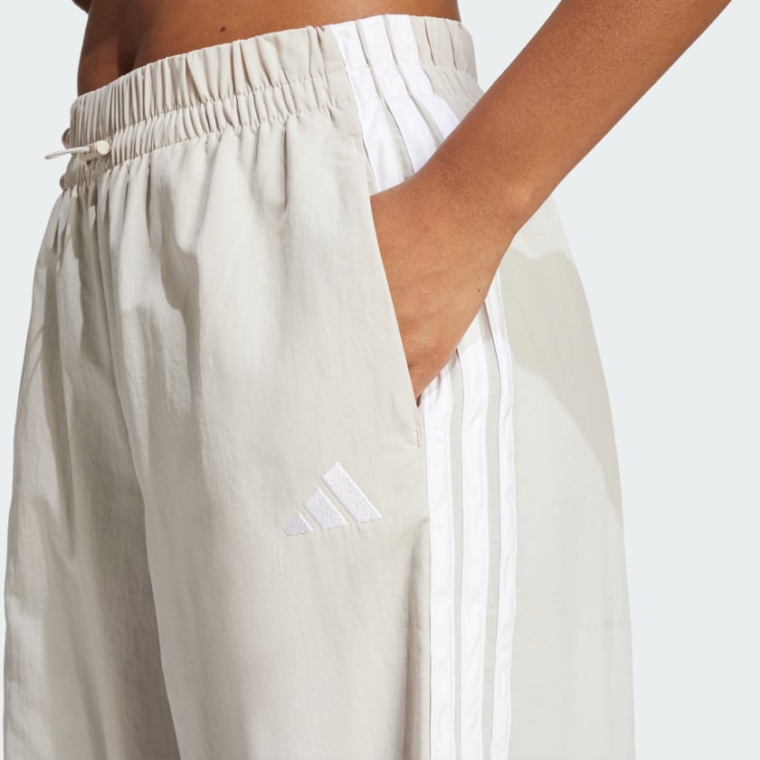 Women's adidas Essentials 3-Stripes Lifestyle Woven Parachute Pants