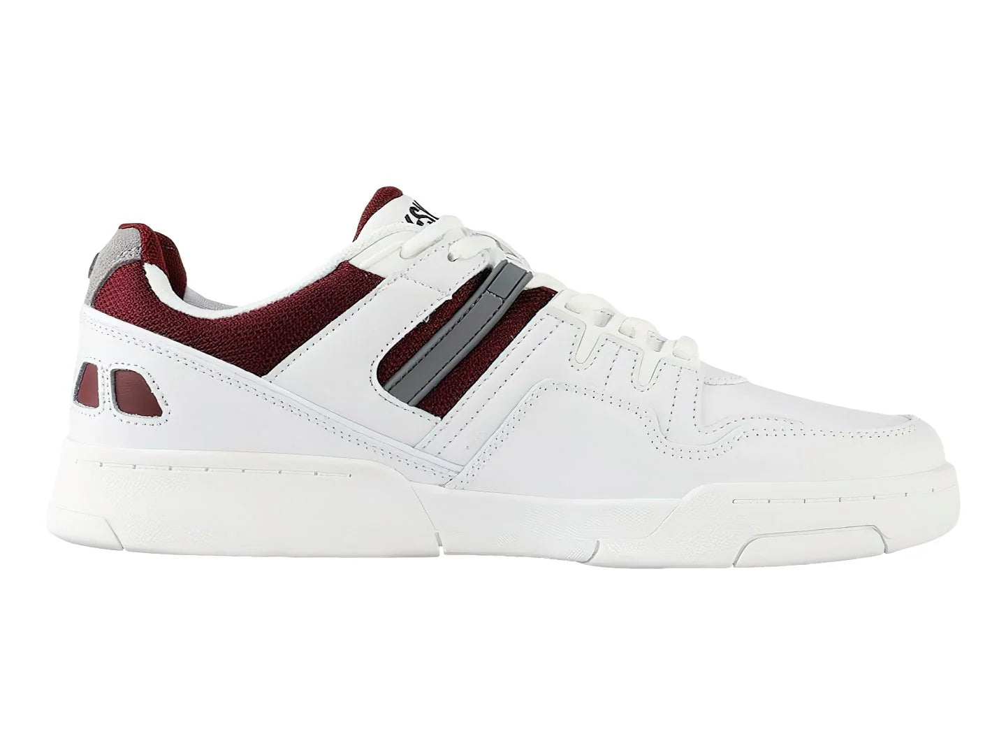 Tenis K Swiss Match Rival Blanco con Vino para Hombre