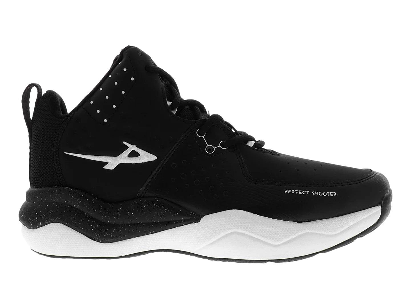 Tenis de Baloncesto Pontiac AXL Negro y Blanco para Hombre