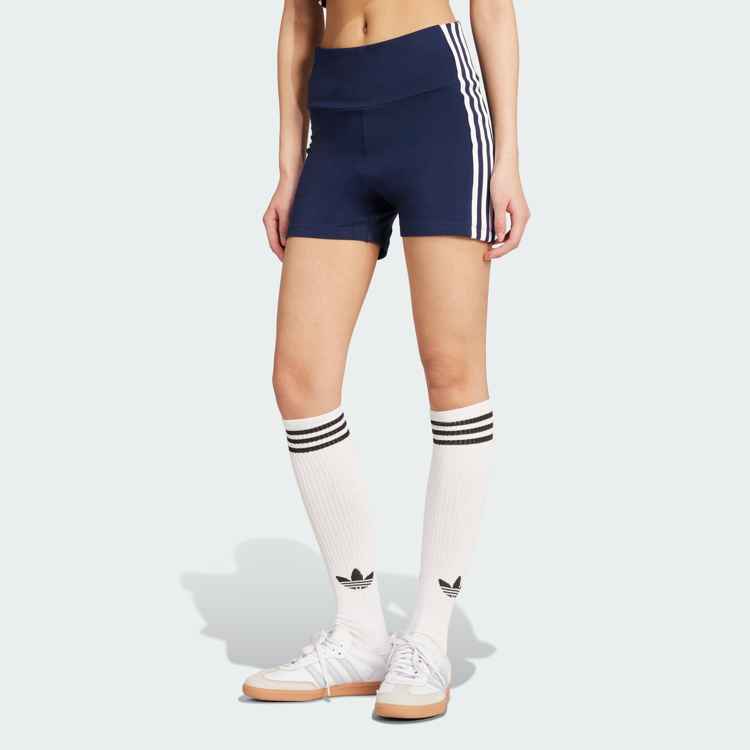 Women's adidas Adicolor 3-Stripes Booty Shorts Co