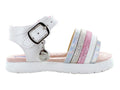 Sandalias Miniburbujas Blanco Perla para Niña
